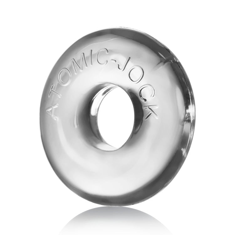 OXBALLS RINGER 3-pack of DO-NUT-1 cockrings CLEAR COCK RING Set