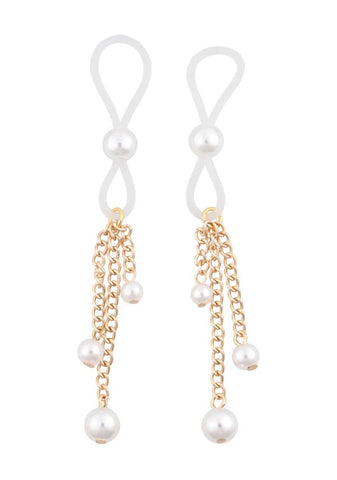 Sex & Mischief Pearl Nipple Ties Nipple Stimulators