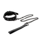 Sinful Adjustable 1 Inch Black Collar and Leash Black > Bondage Gear > Collars & Leashes
