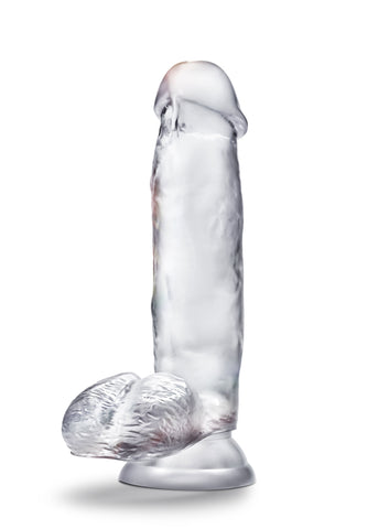 Blush B Yours Diamond Gleam Clear Realistic Dildo with Suction DONGS