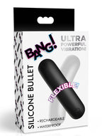 Bang! Flexible Silicone Bullet (Black) – Silicone Bullet Vibrator Black > Vibrators > Mini Vibrators