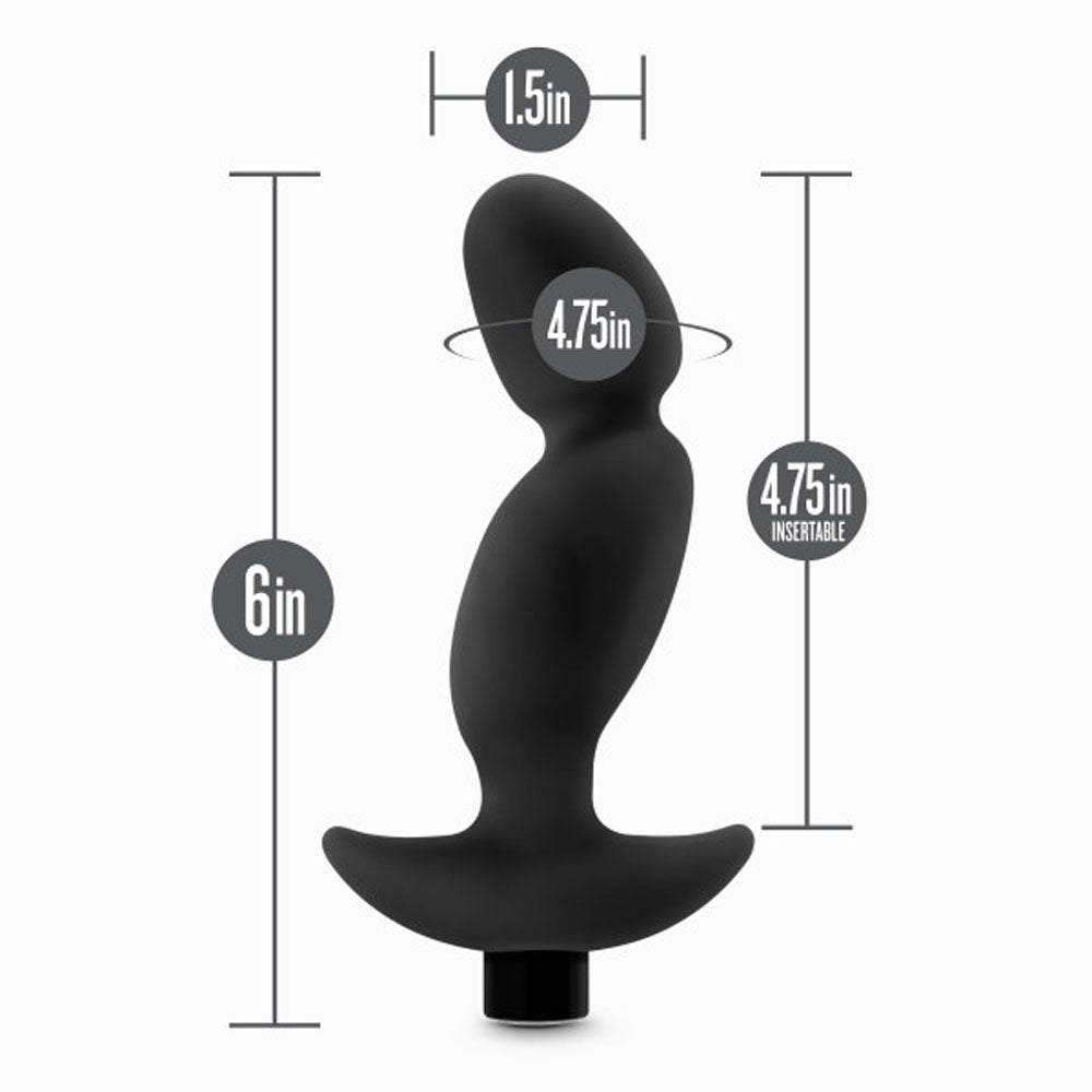 Anal Adventures Vibrating Silicone Prostate Massager 04 > Anal Range > Prostate Massagers