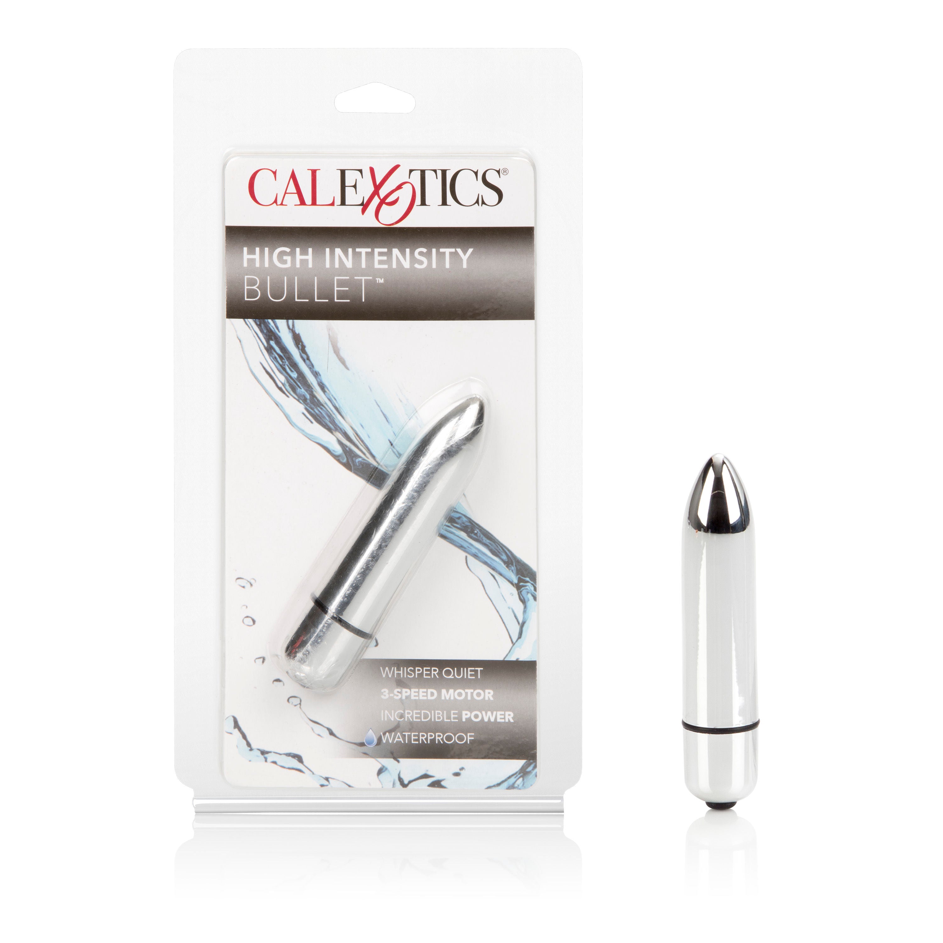 CalExotics High Intensity Bullet (Black) – Waterproof Compact Vibrator > Vibrators > Mini Vibrators