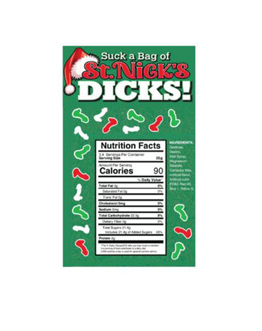 Suck A Bag Of St. Nicks Dicks – Holiday Candy Treat Edible