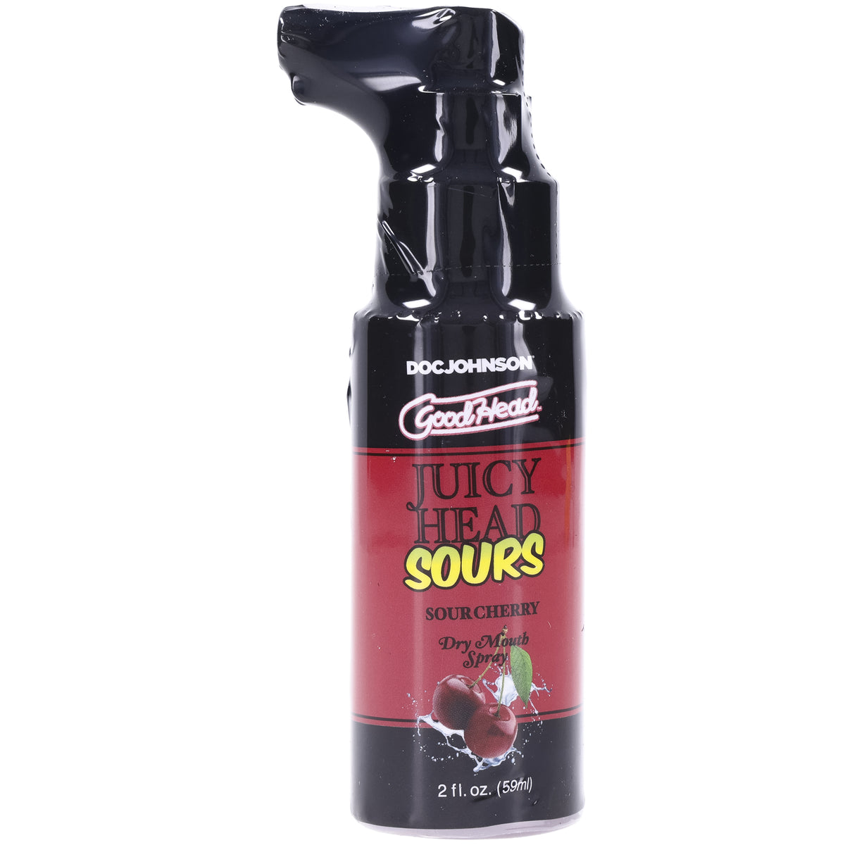 GoodHead Juicy Head Sour Cherry Dry Mouth Spray 2 Oz > Lube > Oral Gels & Sprays