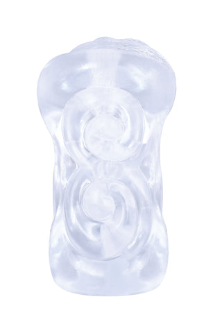 Jack-It Frost Spirals Male Masturbation Aid with Soft TPR Grip Strokers - Manual