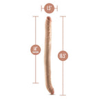 Dr Skin Plus 16.5 Inch Posable Double Dong 42 Centimeter Dual Ended Dildo > Dildos > Double Dildos