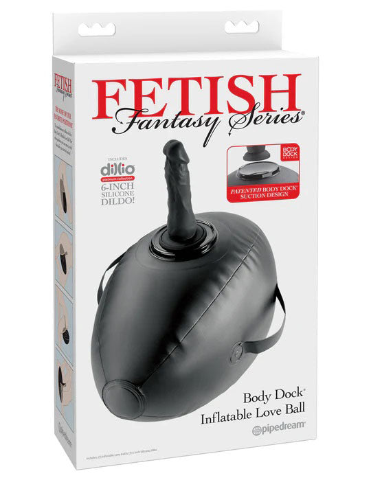 Fetish Fantasy Series Body Dock (Black) – Inflatable Love Ball Black > Sex Toys > Sex Positioners