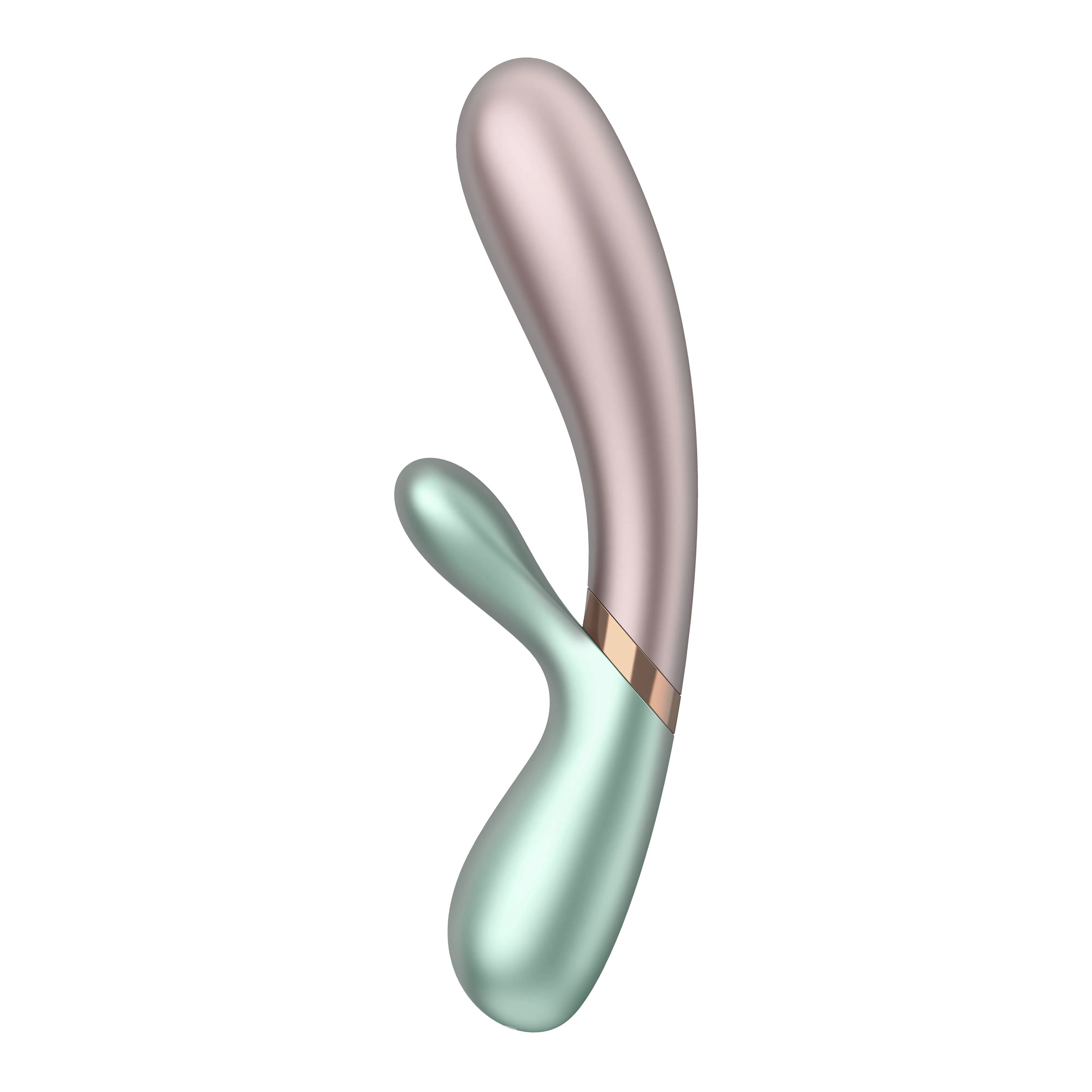 Satisfyer Hot Lover Warming Dual-Stim Vibrator Green with Bluetooth and App Control > Sex Toys > Couples Toys