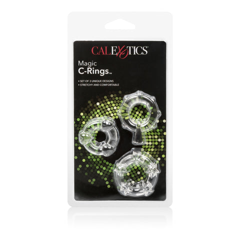 Magic Blue C-Rings Adult Intimacy Toy for Enhanced Performance COCK RING Set
