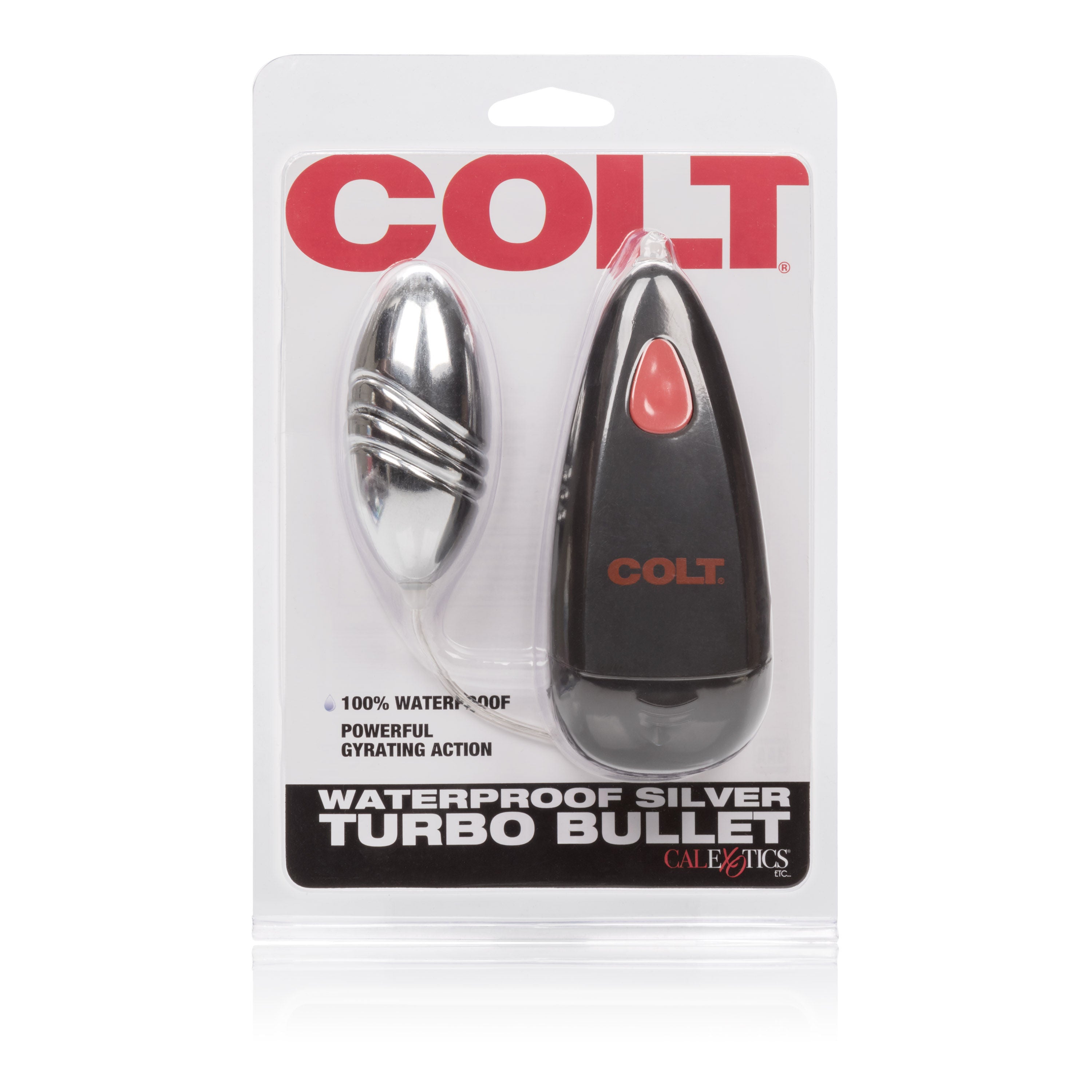 Colt Turbo Bullet (Silver) – Waterproof Rechargeable Bullet Vibrator BULLETS