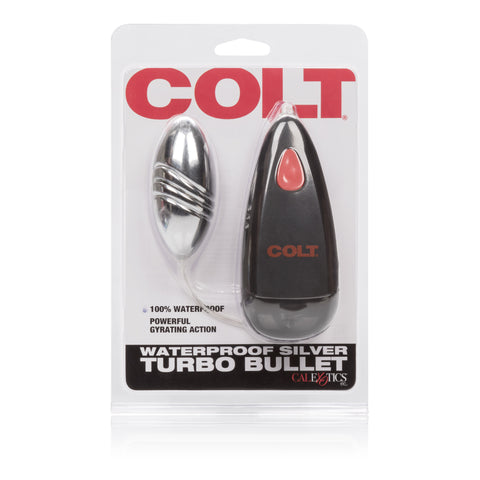 Colt Turbo Bullet (Silver) – Waterproof Rechargeable Bullet Vibrator BULLETS