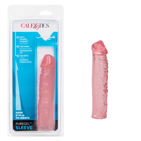 Puregel Pink Sleeve for Adult Toy Enhancer Non Vibrating SLEEVES