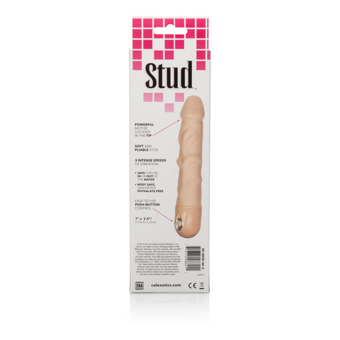Waterproof Power Stud Vibrator Ivory Realistic Multi-Speed Rod > Realistic Dildos and Vibes > Penis Vibrators