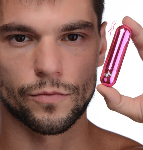 Bang! 10X Vibrating Metallic Bullet - USB Rechargeable Bullet BULLETS