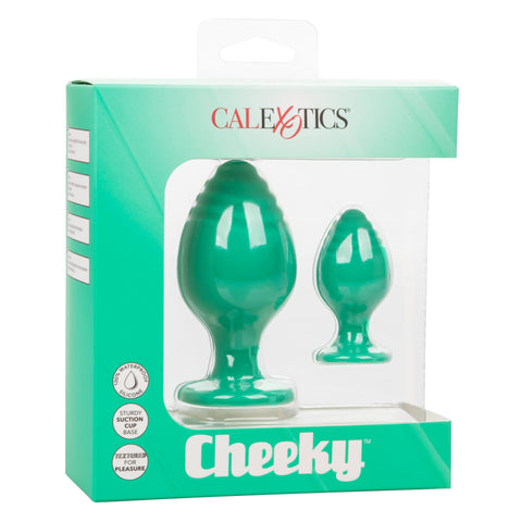 Cheeky Butt Plug Duo Green > Anal Range > Butt Plug Kits