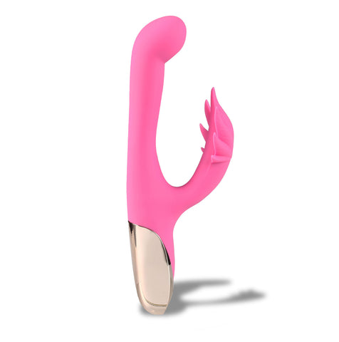 Maui Dual Motor G-Spot Rechargeable Vibrator in Pink VIBRATORS-RABBIT