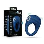 Performance Plus Flex Pro (Blue) – Premium Vibrating Cock Ring with 10 Modes and Textured C-Stim Pad Blue > Cock Ring > Vibrating