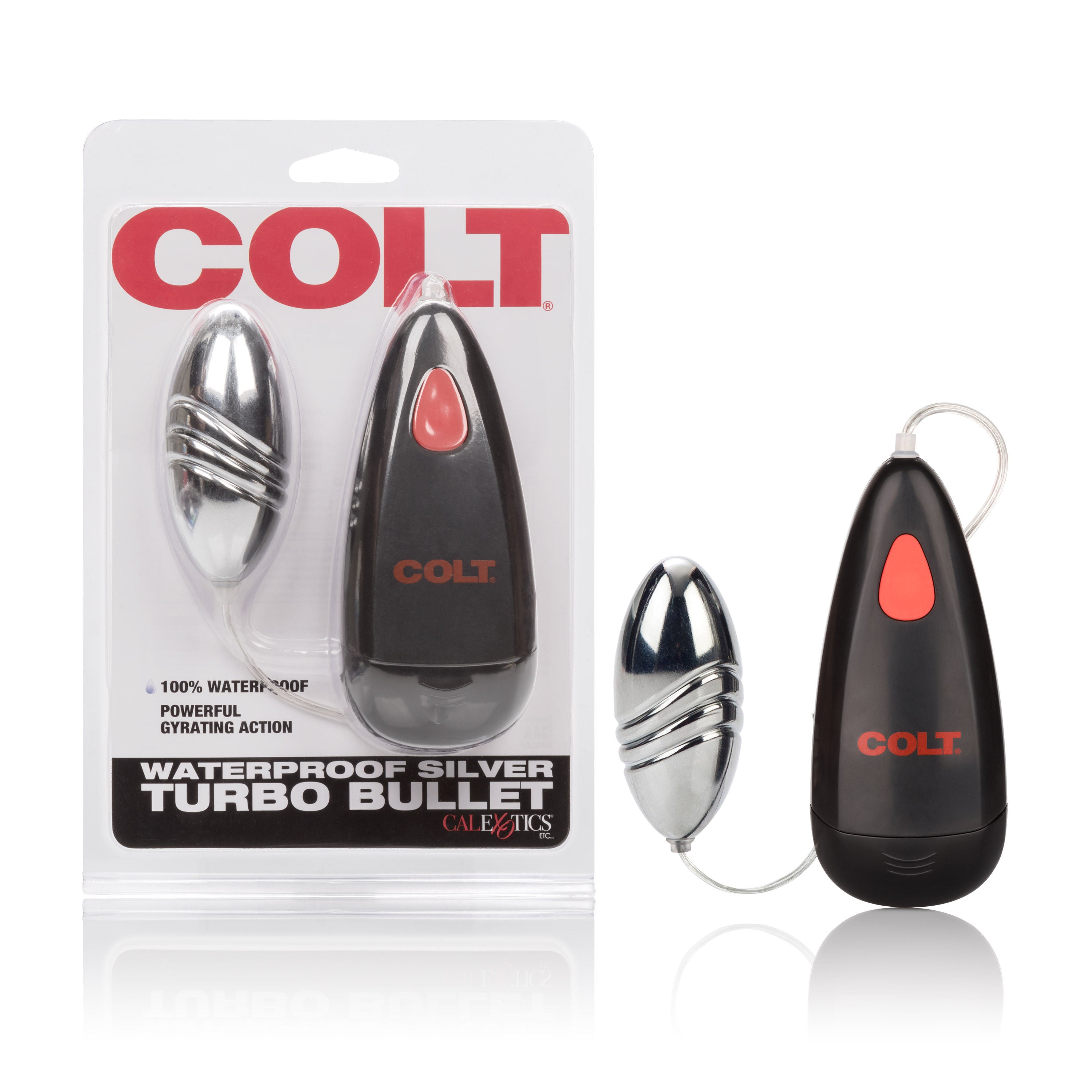 Colt Turbo Bullet (Silver) – Waterproof Rechargeable Bullet Vibrator Default Title BULLETS