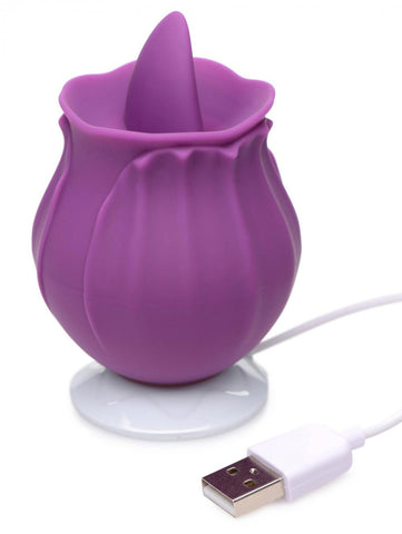 Bloomgasm Wild Violet 10X Licking Stimulator Rose Stimulators