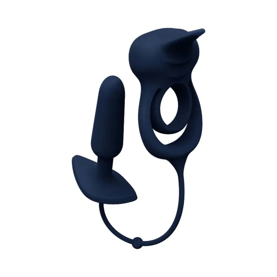 Humper Rechargeable Dual Silicone C-Ring Anal Plug 10 Vibration Modes > Cock Ring > Vibrating Main image