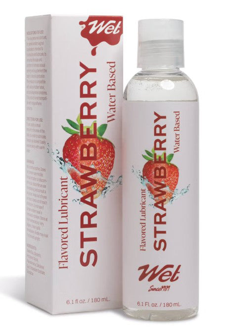 Wet Sultry Strawberry – Flavored Strawberry Lubricant 6.1oz > Lube > Flavoured