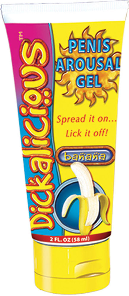 Dickalicious Raspberry Edible Penis Arousal Gel 2 Fl Oz ENHANCERS