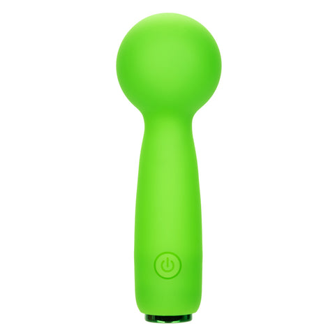 Neon Vibes The Bubbly Vibe Mini Massager in Bright Green with 10 Functions and USB Rechargeable Vibrators