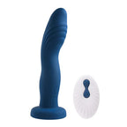 Snuggle Up Blue Dual Motor Silicone Strap-On Vibrator > Dildos > Strap On Dildos
