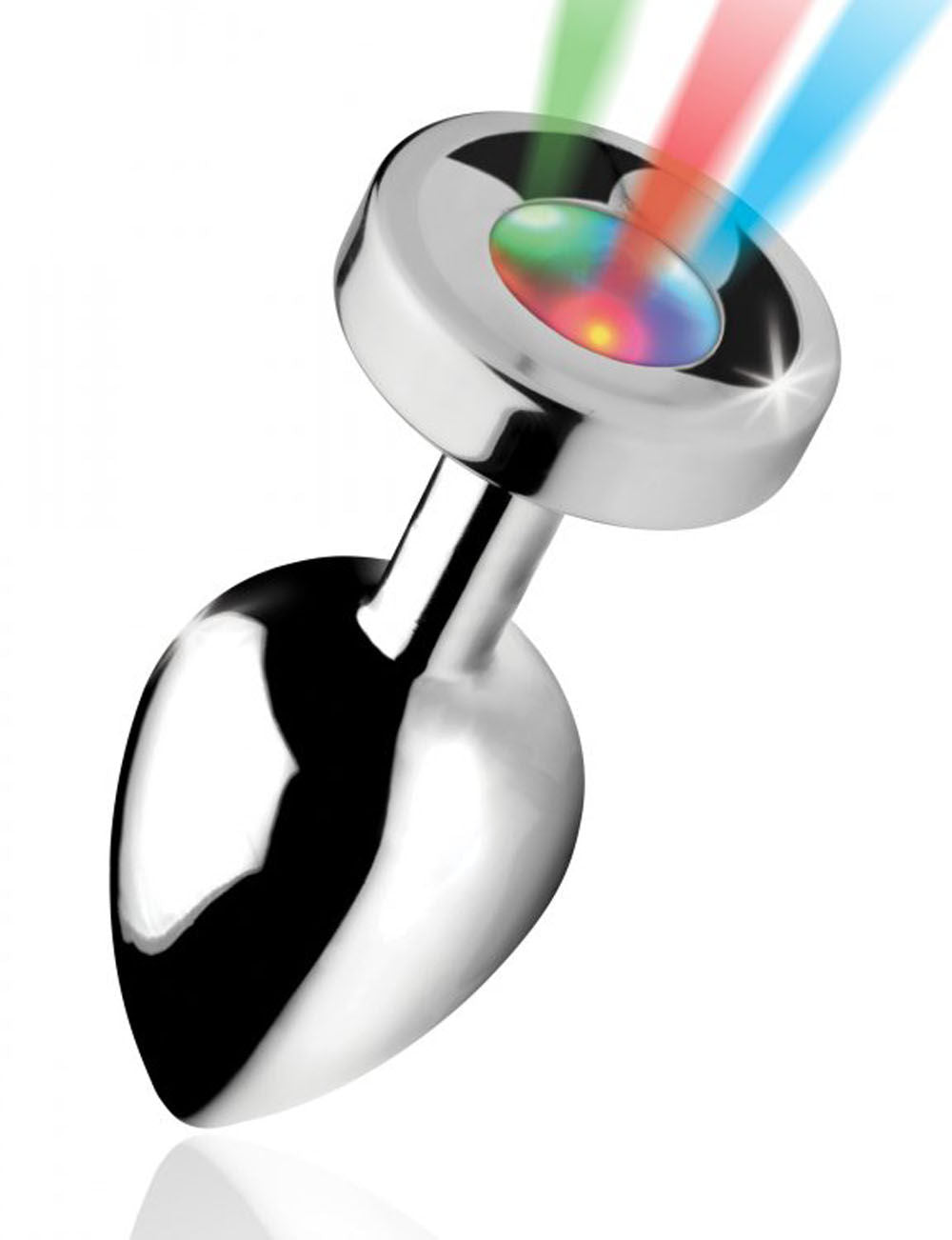 Light Up Large Anal Plug – Weighted 3 LED Light Patterns Anal Plug > Anal Range > Butt Plugs Main image