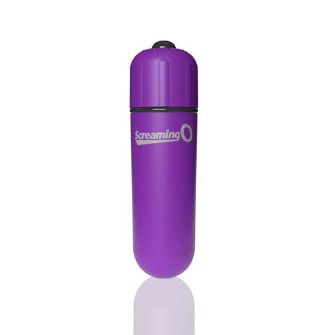Screaming O 4T Bullet Vibrator Grape Purple Compact Waterproof 5-Speed Plus Pulse BULLETS