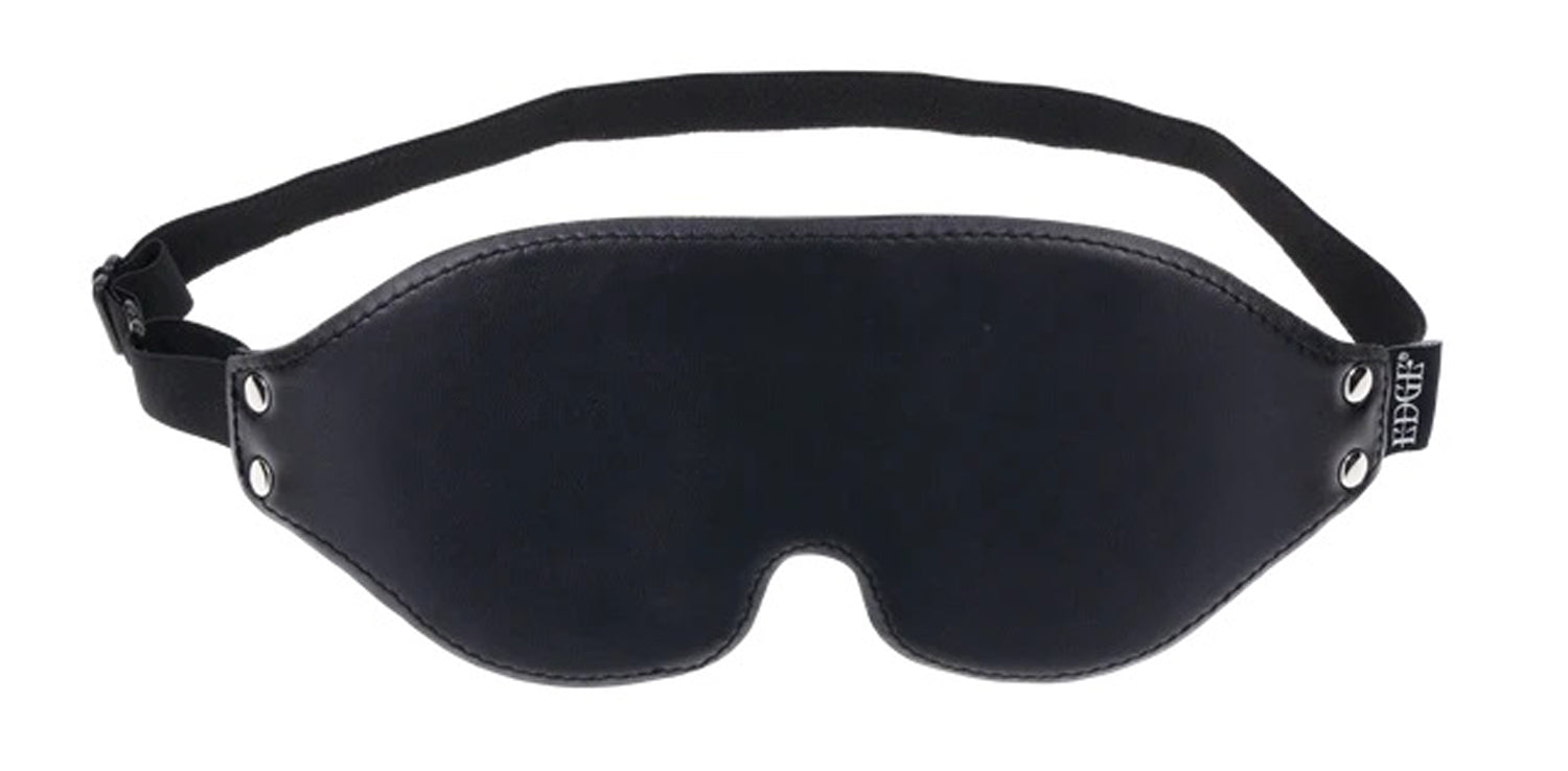 Edge Lights Out Blindfold Eyemask Restraint for Sensory Play Black Blindfold