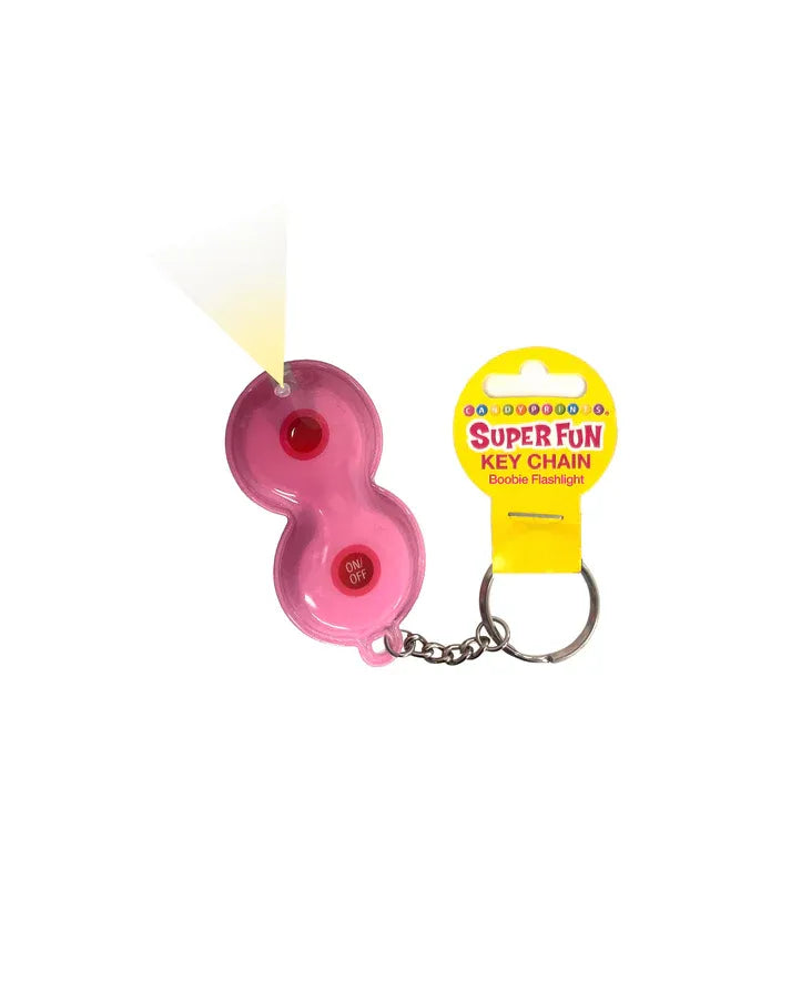 Little Genie Super Fun Boobie Flashlight Keychain – Bag of 6 Keychains Pink > Novelties > Keychains