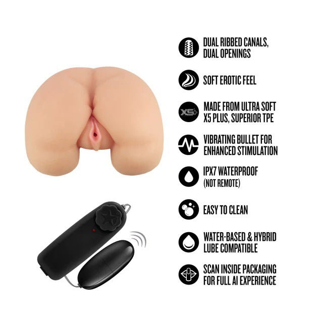 Enlust Talia (Beige) – Life-Sized Dual Entrance Masturbator > Sex Toys For Men > Assbators