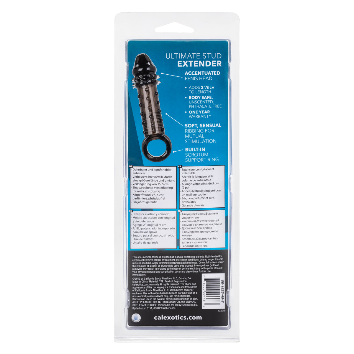 Ultimate Stud Extender Male Sleeve With Studded Texture > Sex Toys For Men > Penis Sleeves
