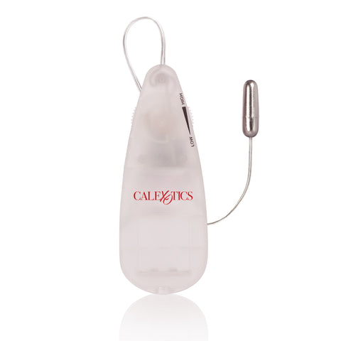 Pocket Exotics Heated Whisper Bullet Vibrator Clear Body Safe BULLETS