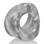 Meat Bigger Bulge Black Flexible Padded Cockring Clear > Cock Ring > Single