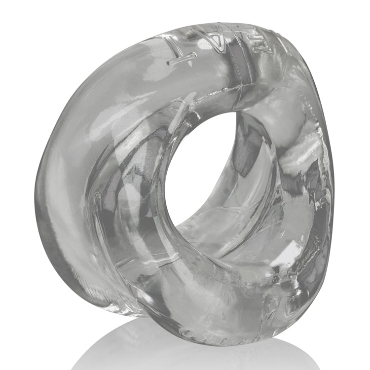 Meat Bigger Bulge Black Flexible Padded Cockring Clear > Cock Ring > Single