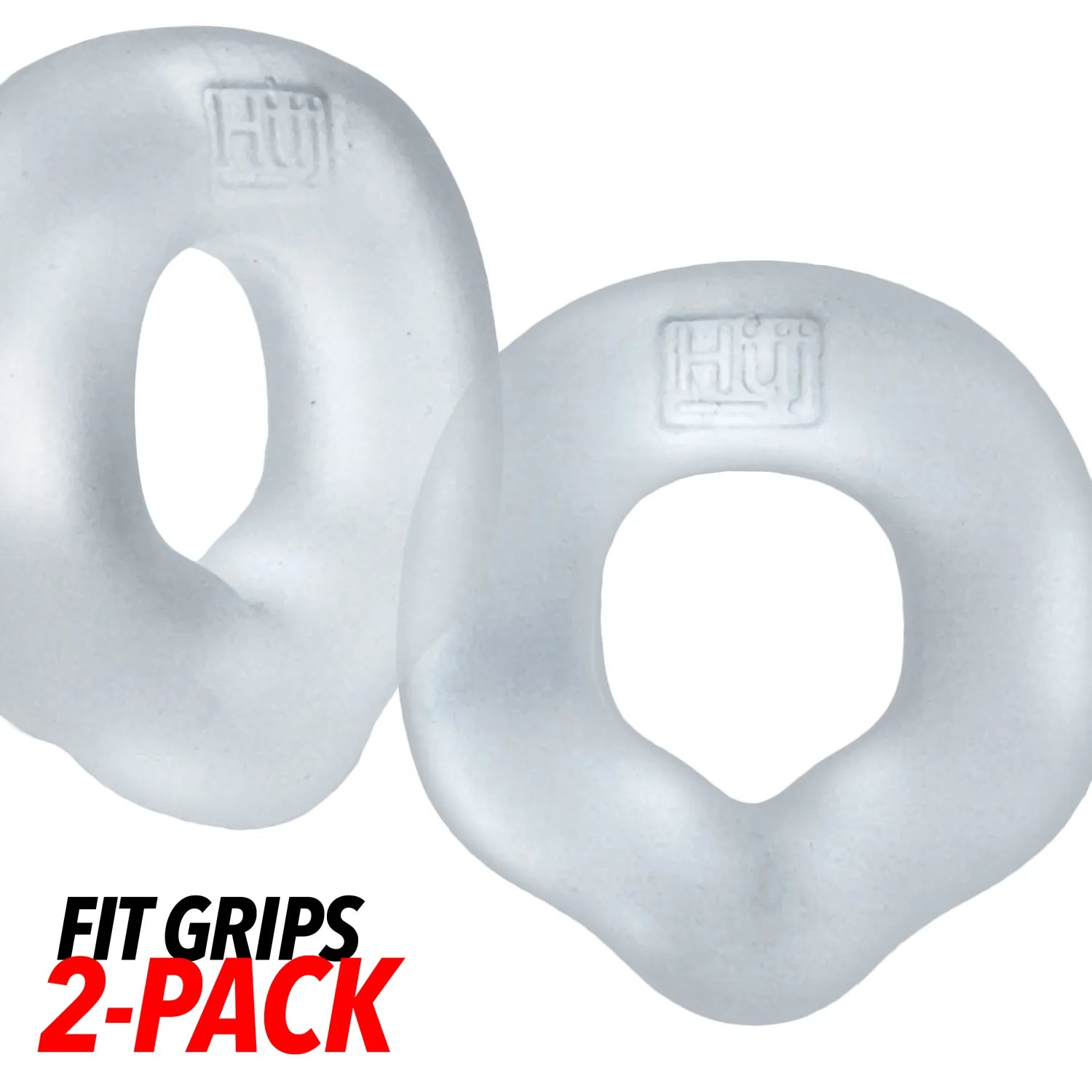 Fit Grips 2-Pack Ergo-Fit Cockrings Clear Clear > Cock Ring > Sets