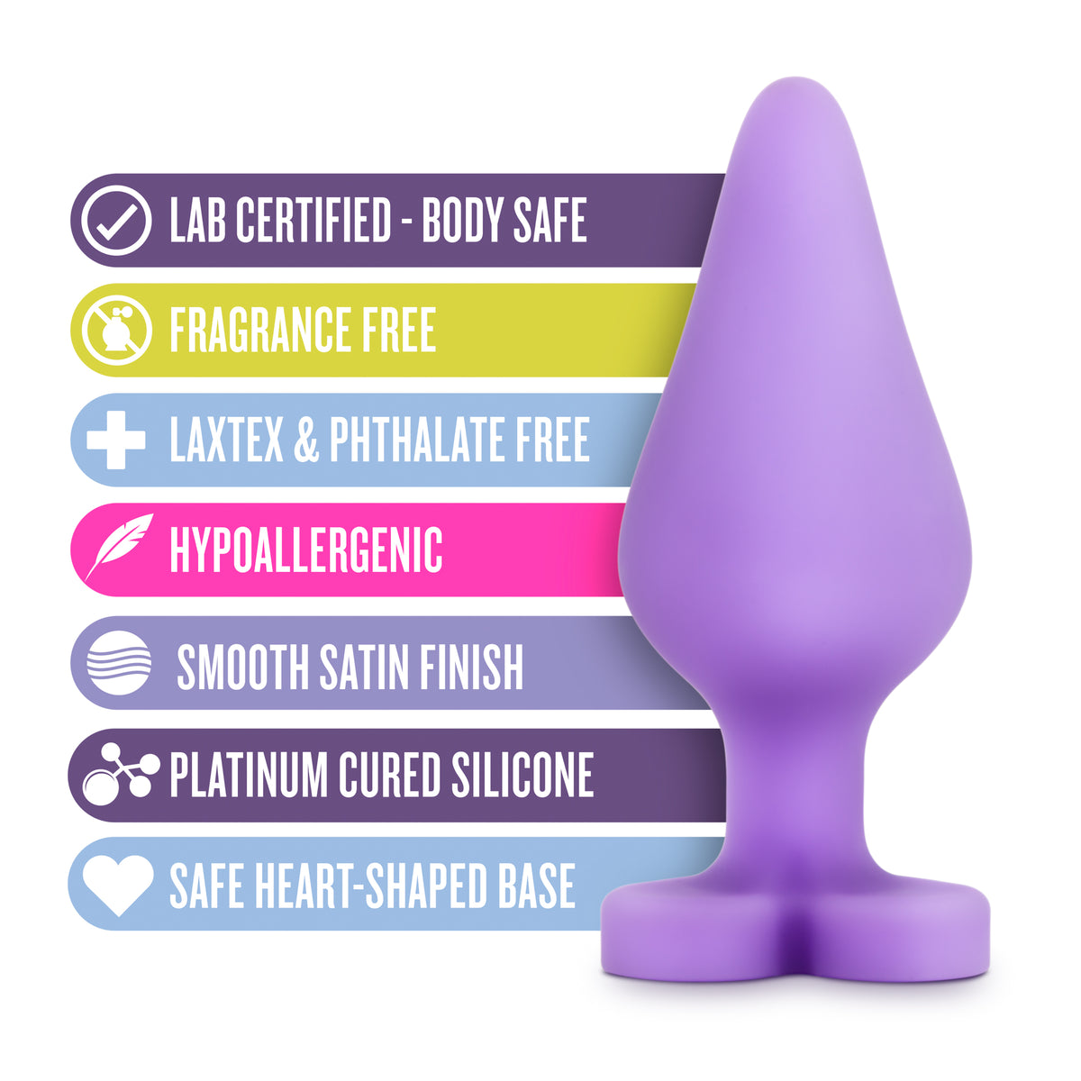 Naughty Candy Heart Do Me Now Cute Heart Butt Plug (3.5 Inch) > Anal Range > Butt Plugs