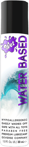 Wet Original Water Based Lubricant – Premium 1 Fl Oz Lubricant > Lube > Water Based