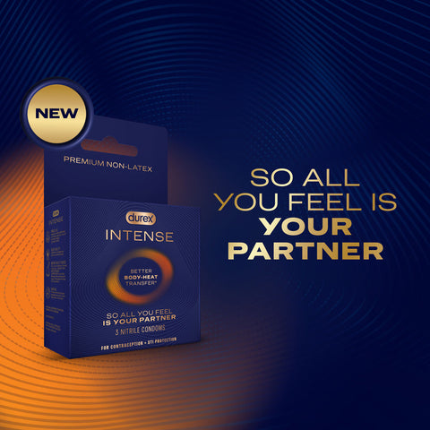 Durex Intense Nitrile Condoms 3 Pack > Essentials > Condoms