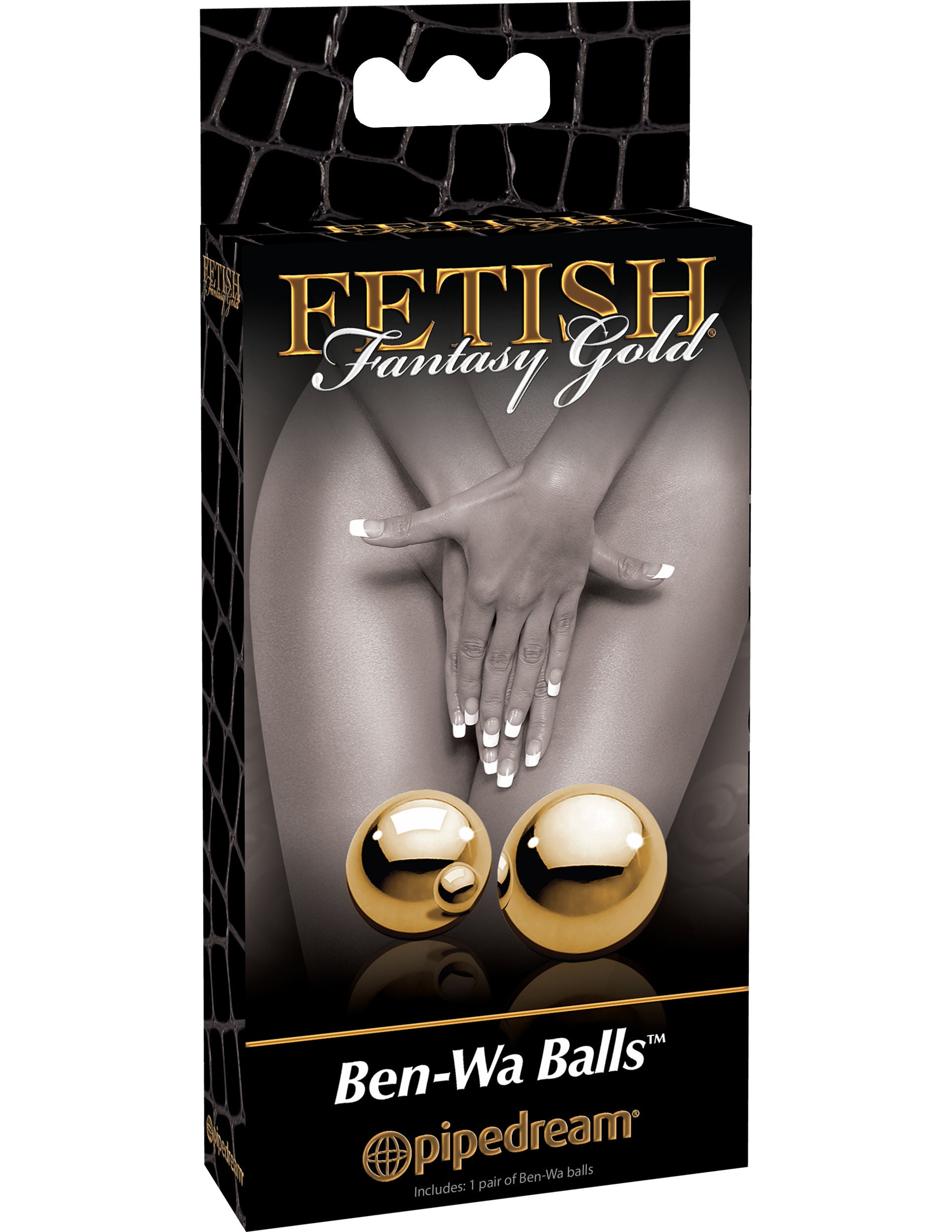 Fetish Fantasy Gold Ben Wa Balls Metal Vaginal Stimulator > Sex Toys For Ladies > Kegel Exercise