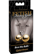 Fetish Fantasy Gold Ben Wa Balls Metal Vaginal Stimulator > Sex Toys For Ladies > Kegel Exercise