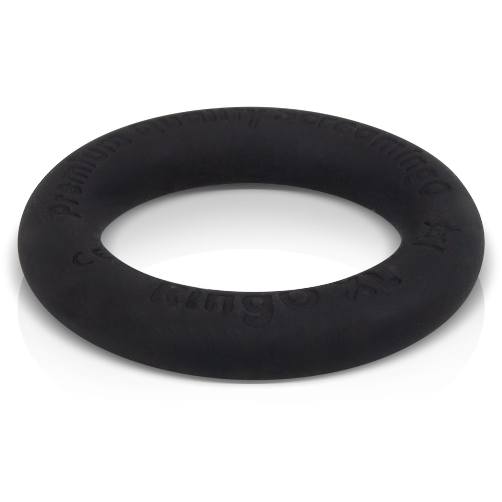 RingO XL Liquid Silicone Cock Ring in Black by Screaming O COCK RINGS