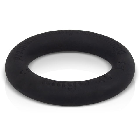 RingO XL Liquid Silicone Cock Ring in Black by Screaming O COCK RINGS