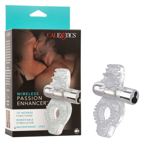 Wireless Passion Enhancer Rechargeable Clear Adult Intimacy Toy Cock Rings Vibrating