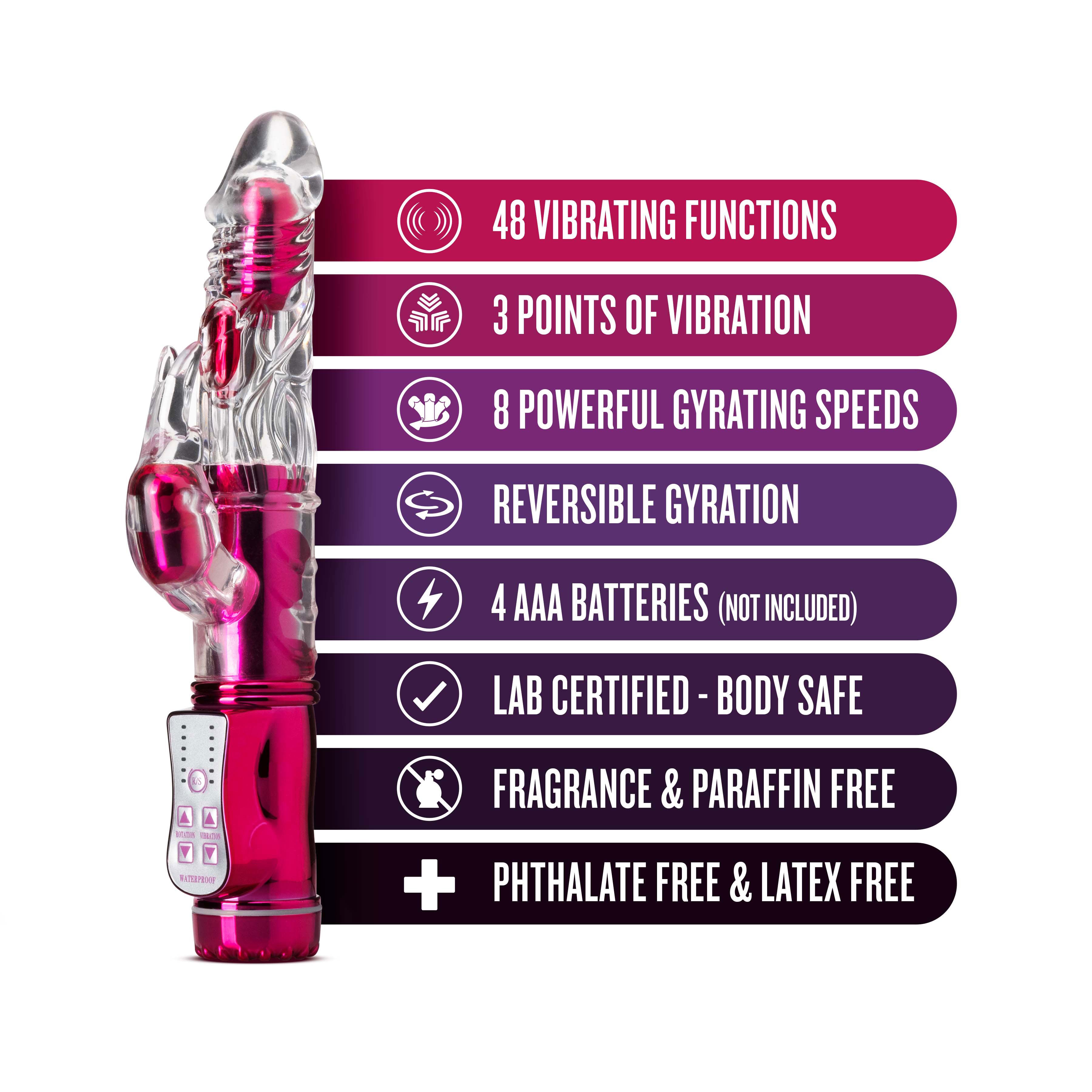 Sexy Things Frisky Rabbit (Pink) – Rechargeable Rabbit Vibrator Pink VIBRATORS-RABBIT
