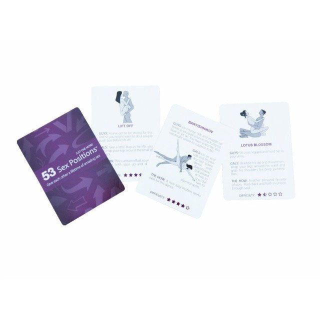 53 Sex Positions Card Game Games