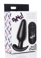 Silicone Butt Plug (Black) – Remote-Controlled 21X Vibrating Butt Plug > Anal Range > Vibrating Butt Plugs